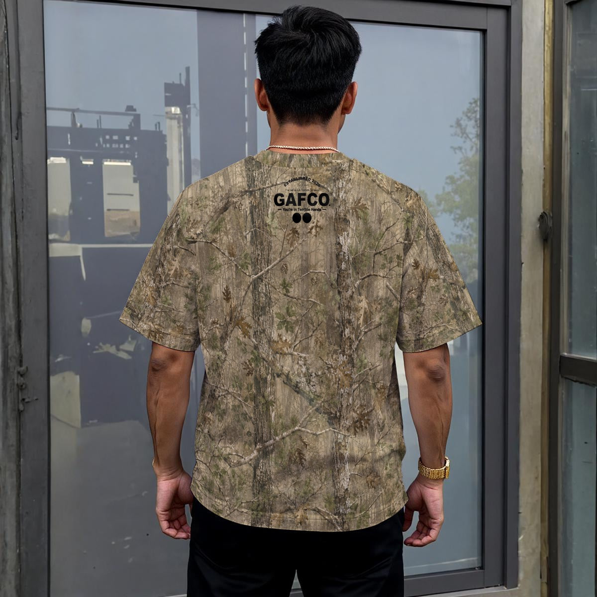 Neva Saw It Coming BJJ t-shirt by GAFCO, back view