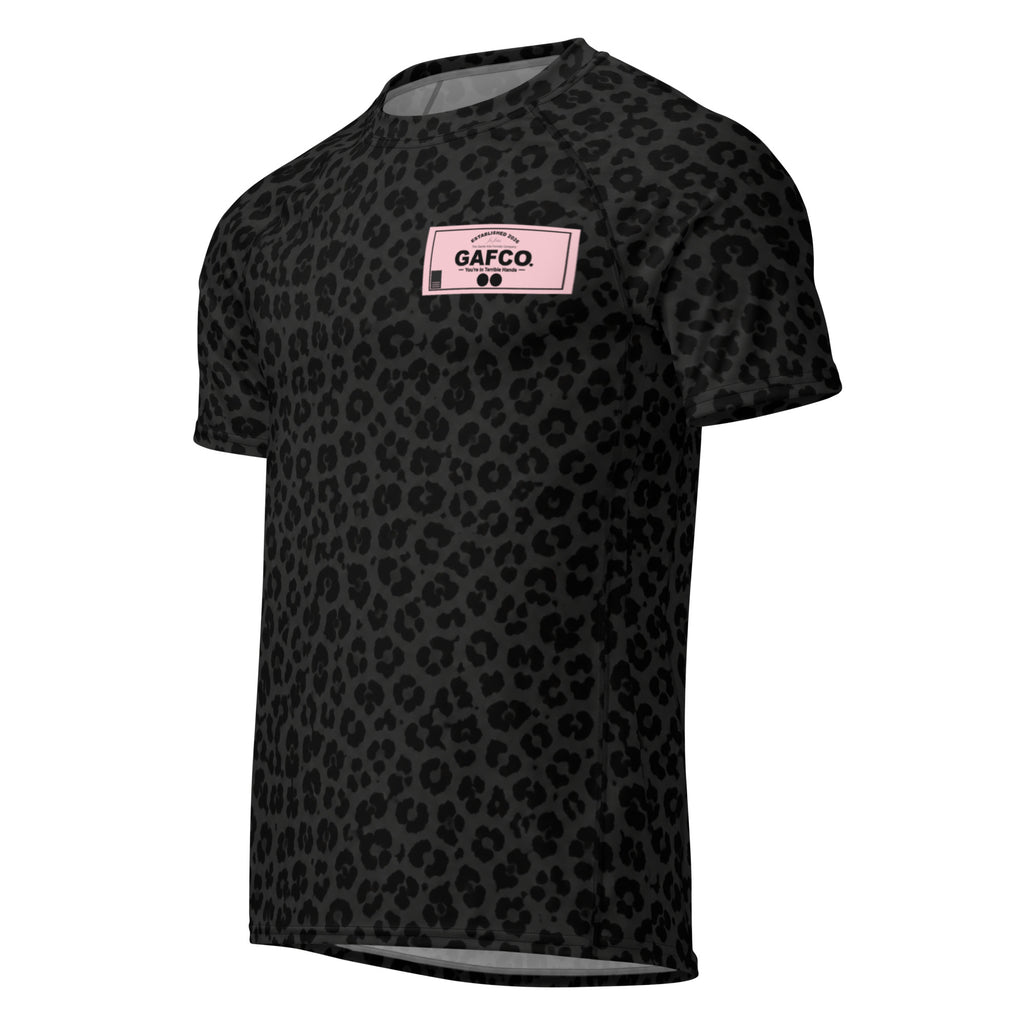 The Pink Panther Rash Guard, BJJ rash guard by GAFCO., front view