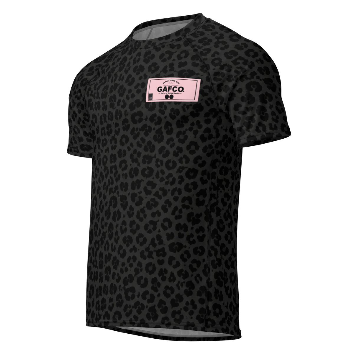The Pink Panther Rash Guard, BJJ rash guard by GAFCO., front view
